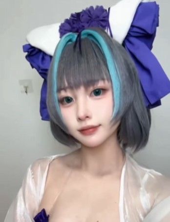 B站UP主 若若不男自慰露出