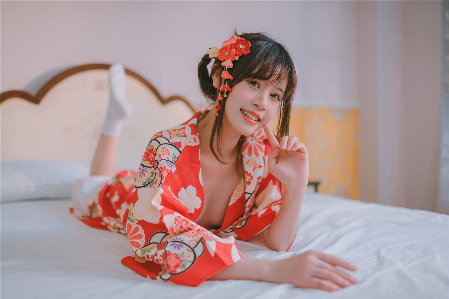 星黛鹿鹿 - 日常 浴衣室内