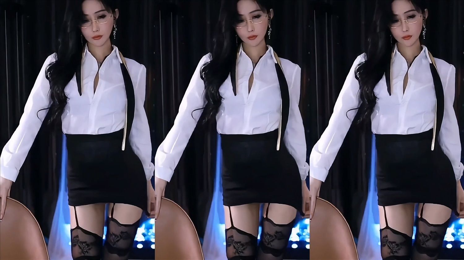 虎牙桃一OL职业装万元定制